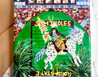FSU-ornament: Doak Campbell Stadium, boomdecoratie Seminoles, staat Florida