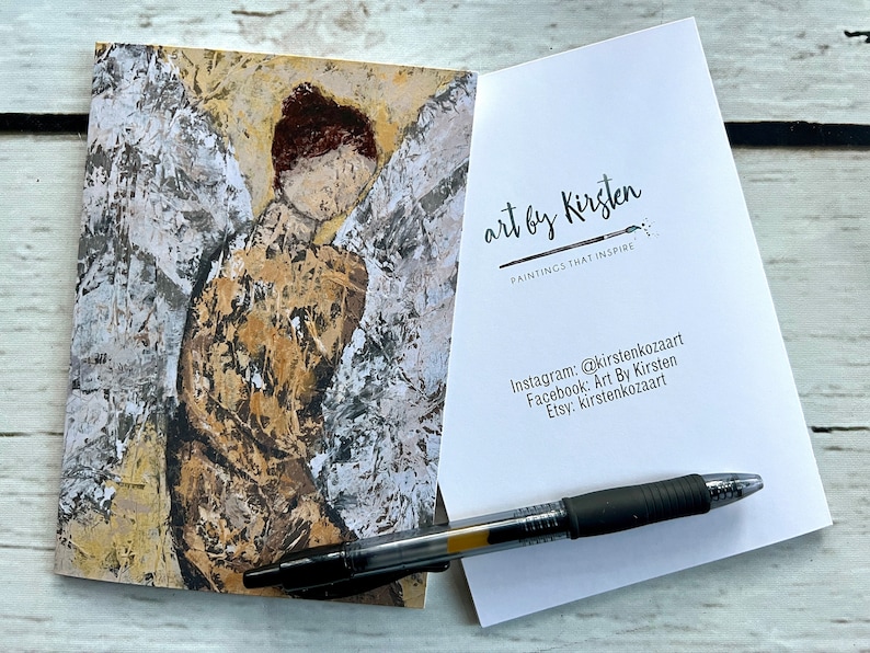 Angel Art Print Note Cards, Remembrance Cards - Etsy