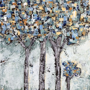 Abstract tree canvas print, landscape design, home design tree art, Waiting To Be Seen