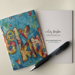 Be Kind, inspirational, Note Cards, art print stationery