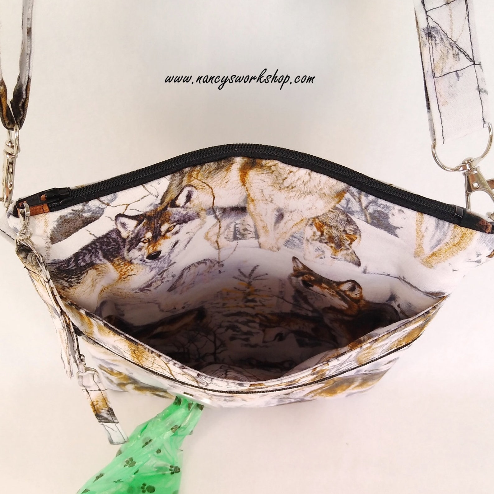 Dog Walking Bag Dog Walking Purse Cross Body Dog Walking Etsy