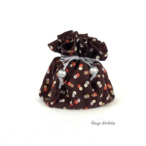 Drawstring Jewelry Pouch: Cotton Travel Organizer