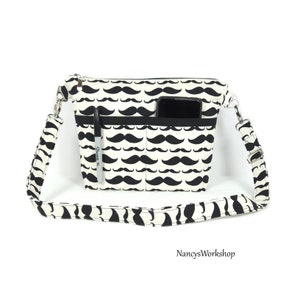 Woman&#39;s Cross Body Purse, Fabric Cross Body Purse, Handmade Cross Body Bag