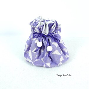Drawstring Jewelry Pouch: Cotton Travel Organizer