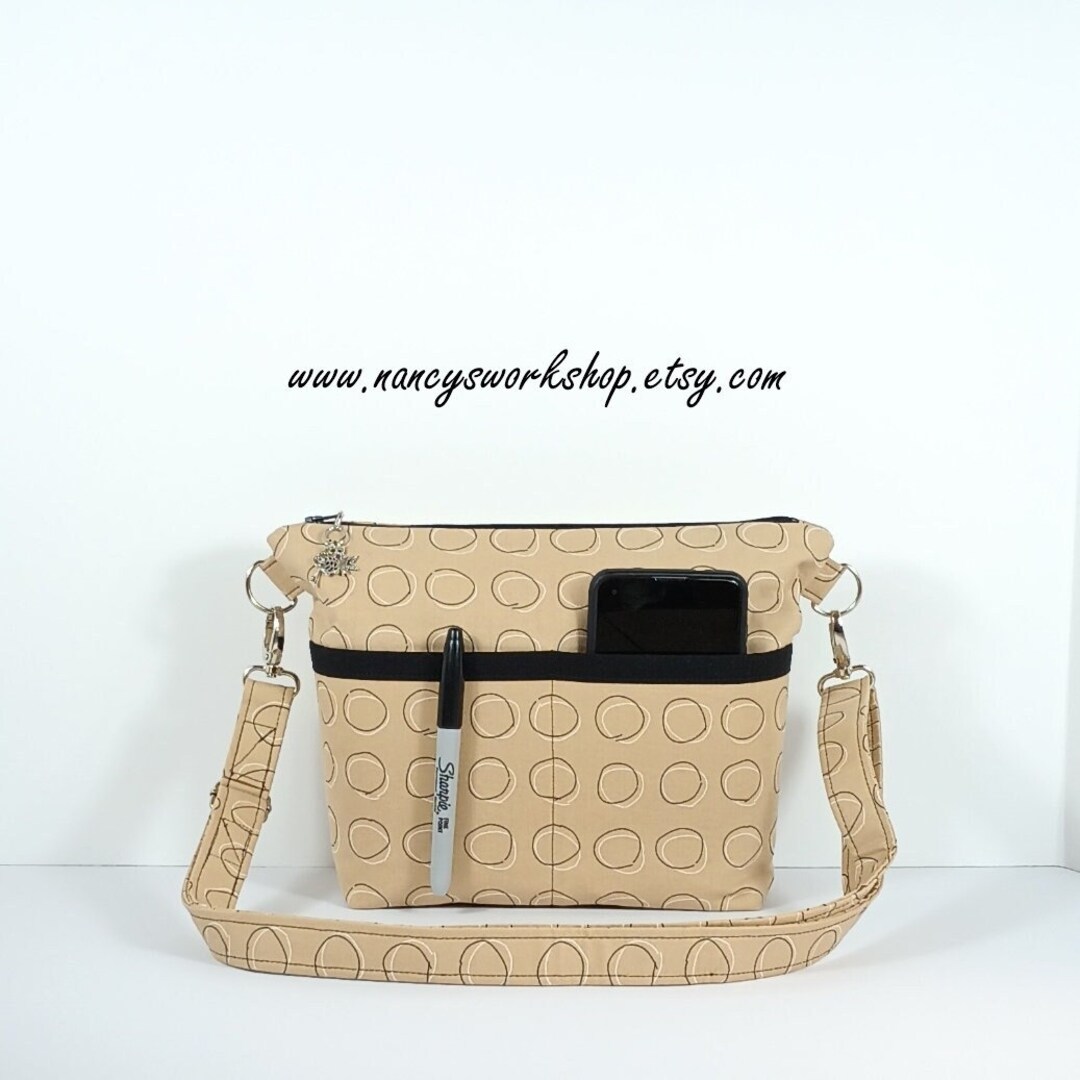 Woman's Cross Body Purse, Fabric Cross Body Purse Fashion Cross Body