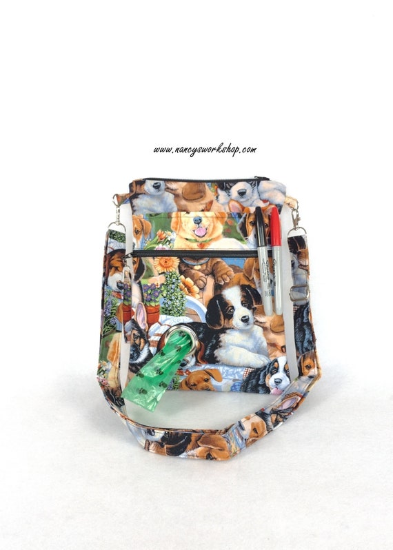 Dog Walking Bag Dog Walking Purse Handmade Dog Walking Etsy