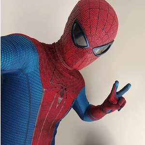 Spiderman Suit Amazing 1 Cosplay Suit Upgraded Wearable Movie Prop Customize Wearable Suit Andrew Garfield, Comics Con