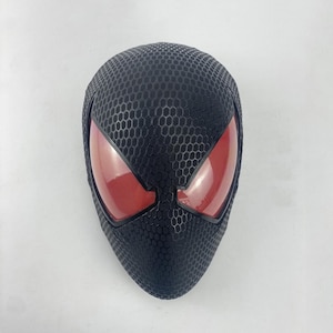 Black Scarlet Spiderman Maske Kaine Parker Cosplay Maske Upgrade Version Filmrequisite