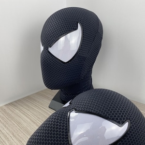 Venom Scarlet Spiderman Cosplay Maske Ben Reily Cosplay Maske Weißes Auge Filmrequisite