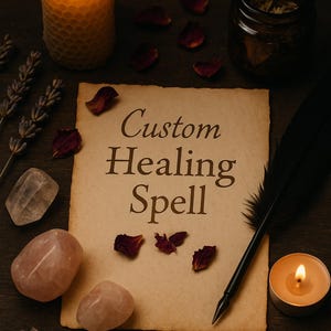 Custom Healing Spell – For Grief, Self-Worth, and Inner Peace | Personalized Ritual