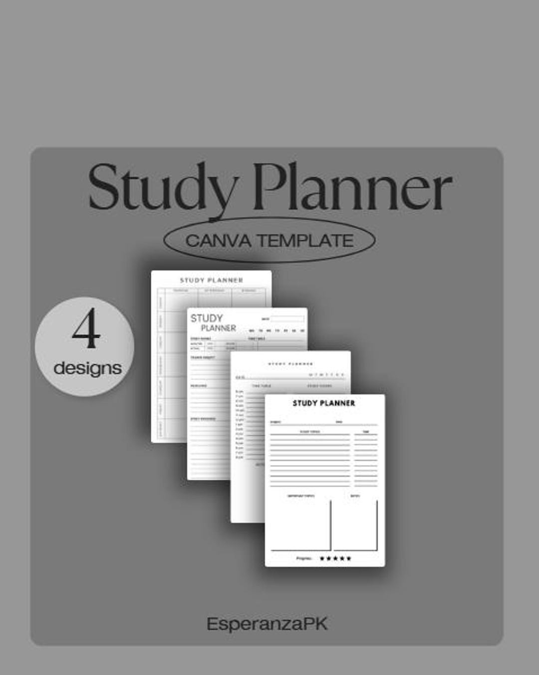 Subject Tracker Pdf Study Planner Academic Organizer Student Schedule Homework Tracker Time ...