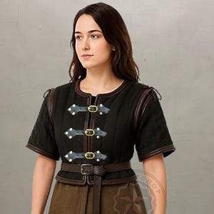 Medieval Short Padded Gambeson Doublet Jacket Cotton Fabric Aketon  Easter Gifs