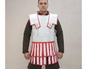 Linen Linothorax Armor: Cotton Padding | Historical Greek & Roman Armor for LARP, Ren Faire
