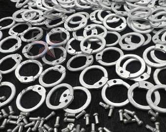 Anodized Aluminum Chainmail Rings – 16 Gauge Metal Ring Chainmail Supplies for Jewelry, Cosplay & Crafts