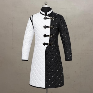 Gambeson médiéval en coton, tunique rembourrée pour doublet d'armes | Armure Viking matelassée Aketon SCA HEMA LARP