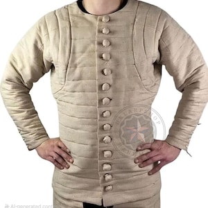 Gambeson Armor for Mens, Thick Padded Gambeson for SCA Larp, Halloween gift