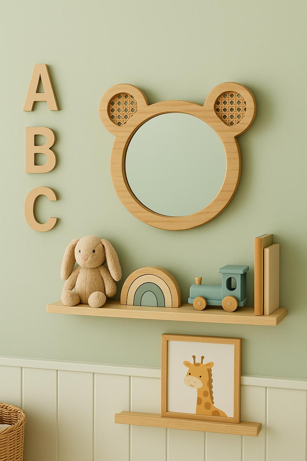 ODOXIA Montessori Miroir avec barre pour tout-petits | Barre de traction Montessori pour se tenir debout et marcher | Miroir mural pour bébé avec barre de traction | Barre d'équilibre en bois ODOXIA Montessori Miroir avec barre pour tout-petits | Barre de traction Montessori pour se tenir debout et marcher | Miroir mural pour bébé avec barre de traction | Barre d'équilibre en bois