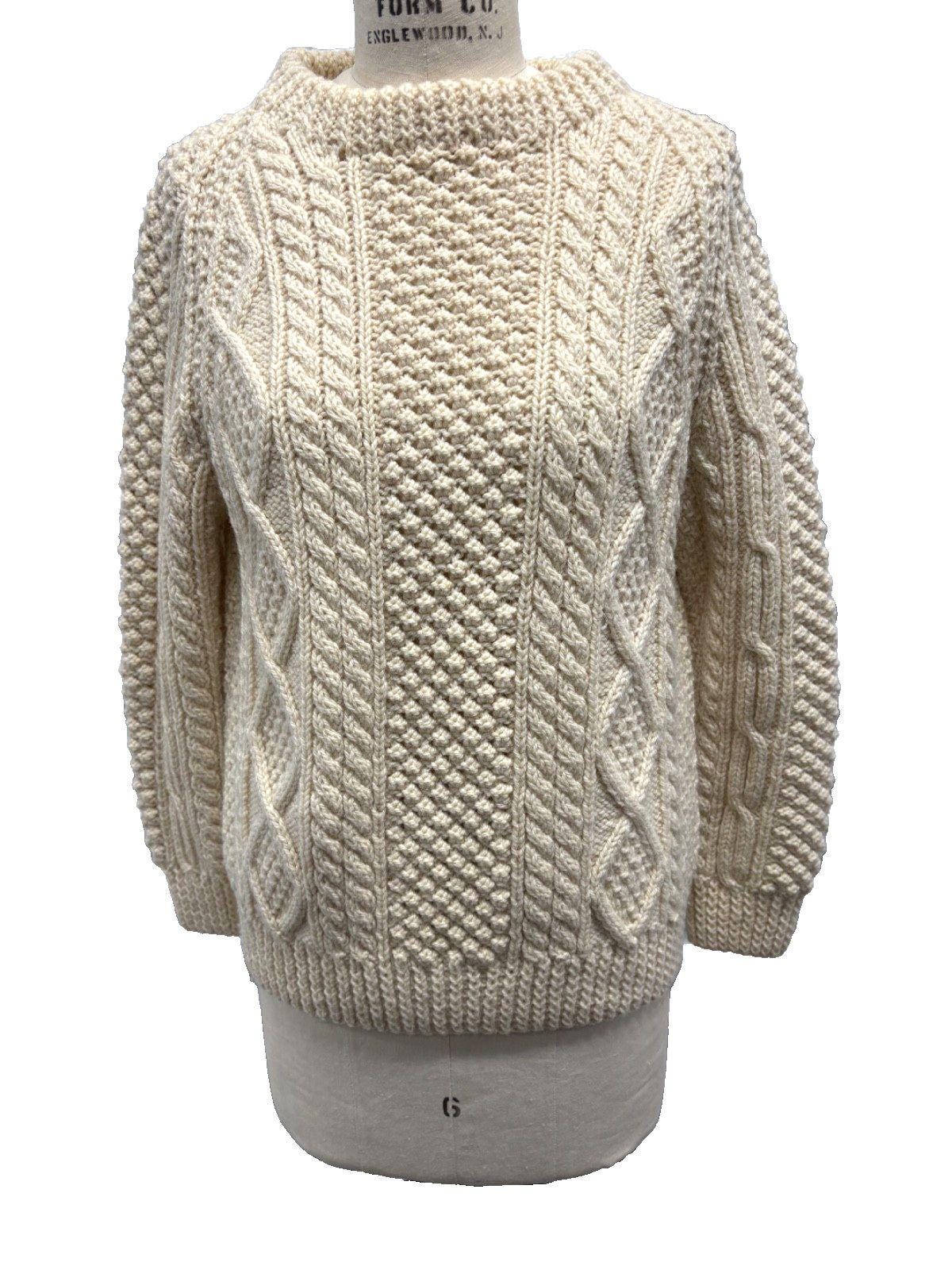 Irish Fishermans Wool Sweater