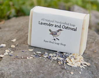 Lavender & Oatmeal Soap-Handcrafted Soap