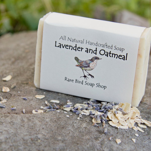 Lavender & Oatmeal Soap-Handcrafted Soap