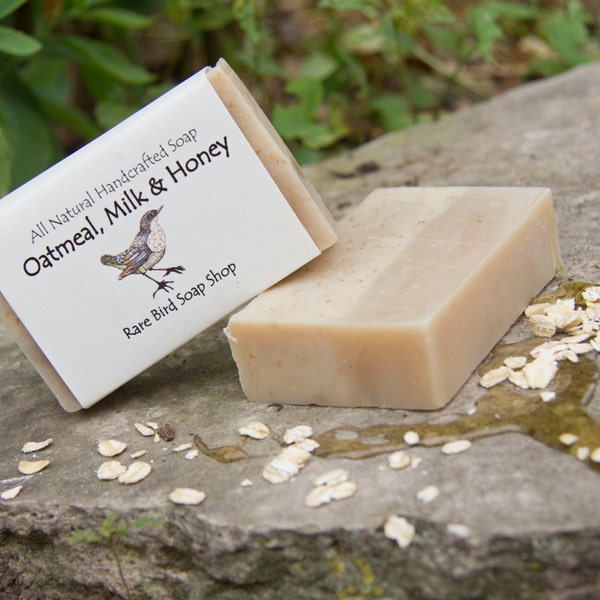 Oatmeal, Milk & Honey Soap-Handcrafted Soap