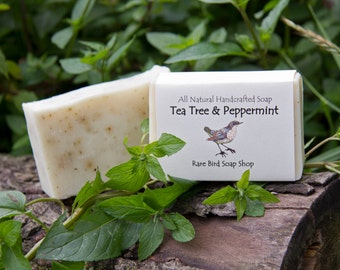 Tea Tree & Peppermint Soap-Handcrafted Soap