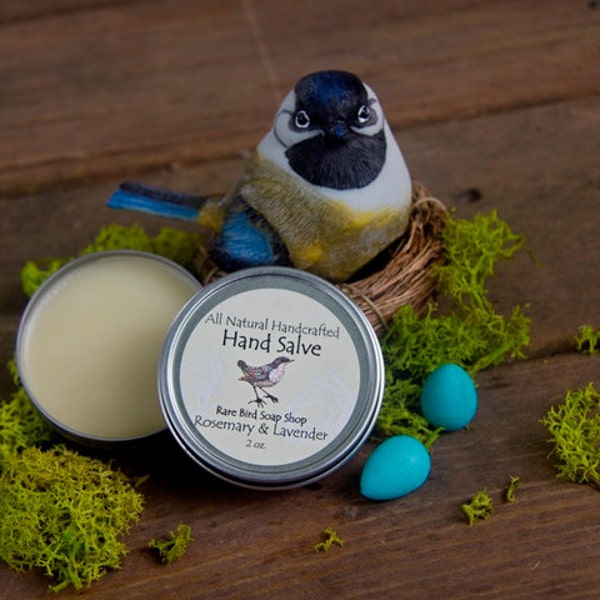 Rosemary & Lavender Hand Salve with Shea Butter