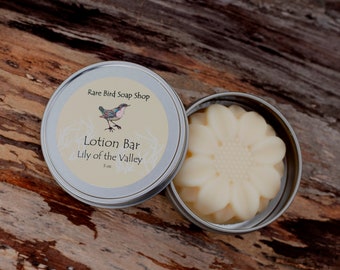 Lotion Bar-Lily of the Valley Lotion Bar with Shea Butter