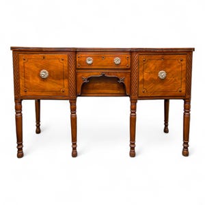 Georgian Mahogany Sideboard by David Morley, Carmarthen - Circa 1835