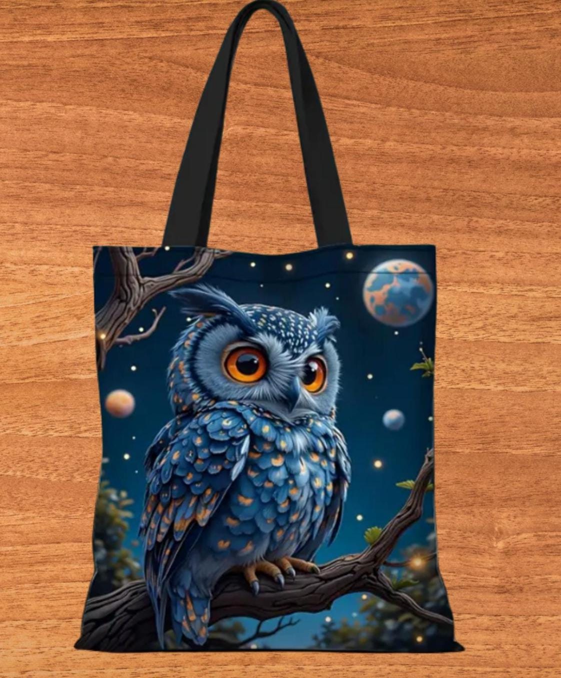 Owl Tote Bag: Reusable Shopping Bag