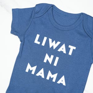 Liwat ni Mama Bodysuit | Bisaya Filipino Baby Clothes | 100% Organic Cotton | Pinoy Baby Shower Gift | Infant Onesie 0-12 Months