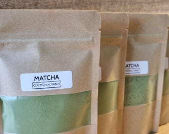 Matcha Tea Powder- 100% Japanese Ceremonial Grade.