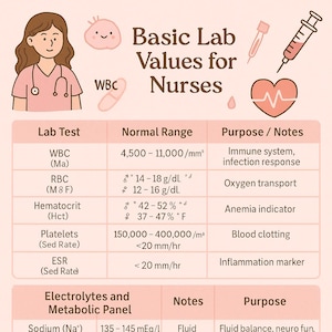 Basic Lab Values for Nurses