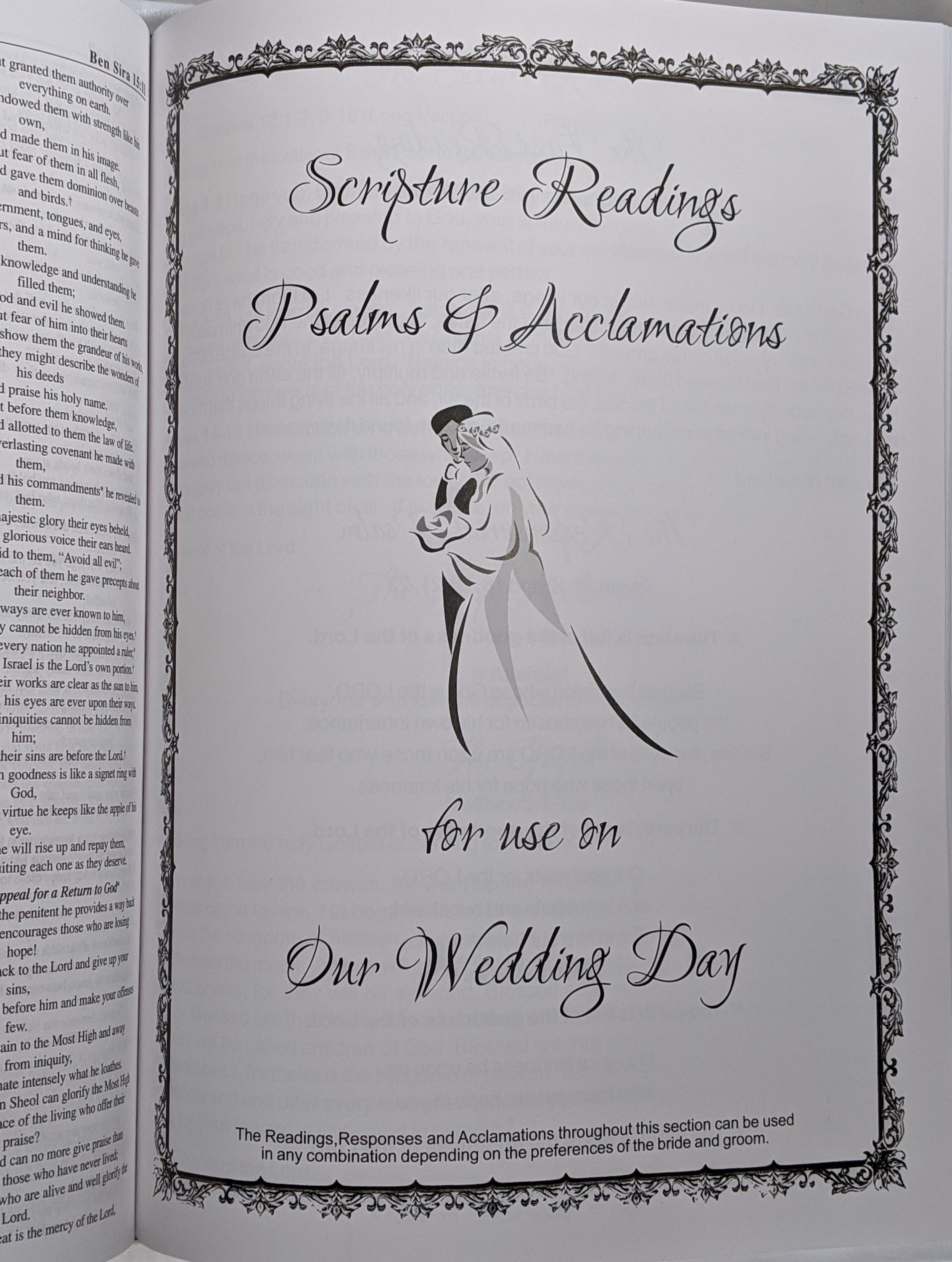 Catholic Family Bible Couples Wedding Bible Family