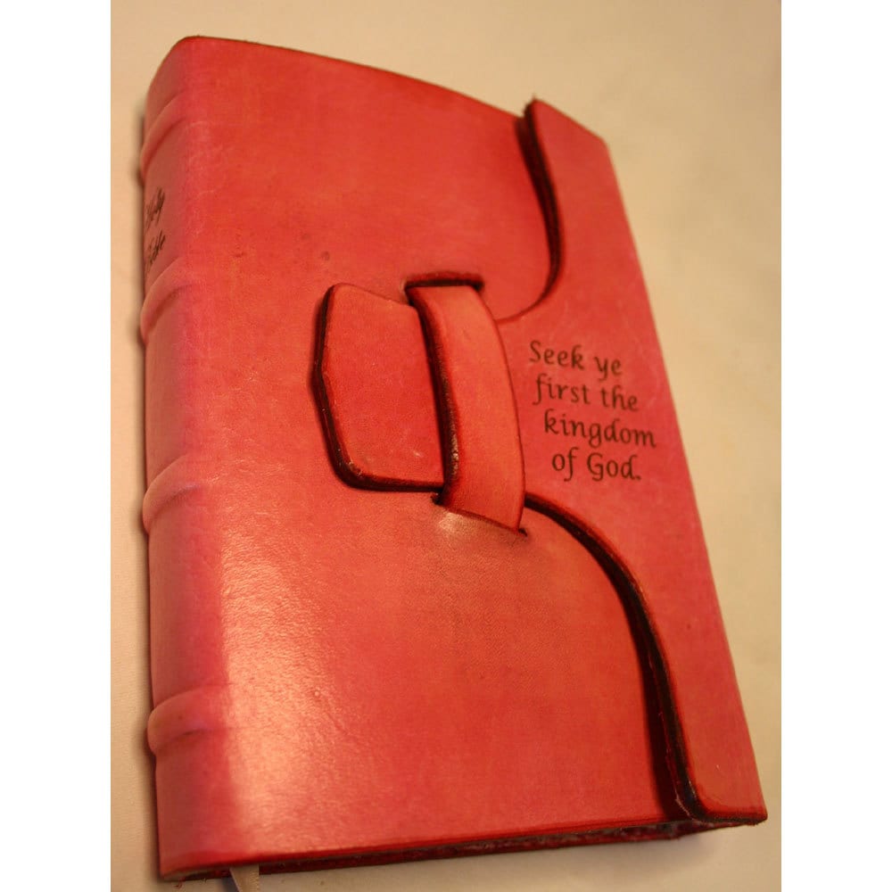 Custom Leather Wrap Bible Civil War Era Designed Biblebible Etsy