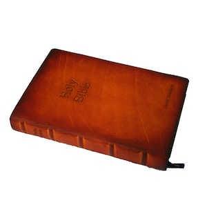 Rebind Your Bible Hand Finished Leather-Customized Bible-Bible Recovering