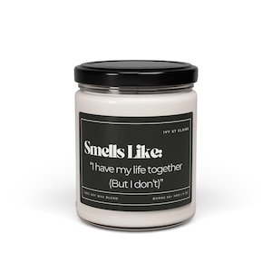 9oz Funny Soy Candle, Scented Candle, Aromatherapy Candle, Home Decor, Relaxing Candle