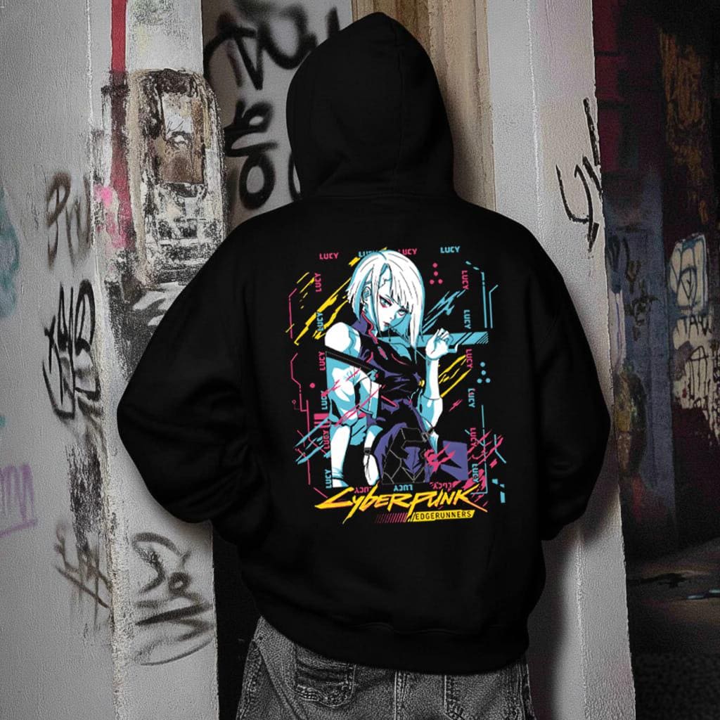 Cyberpunk Edgerunners Lucy Hoodie - Etsy