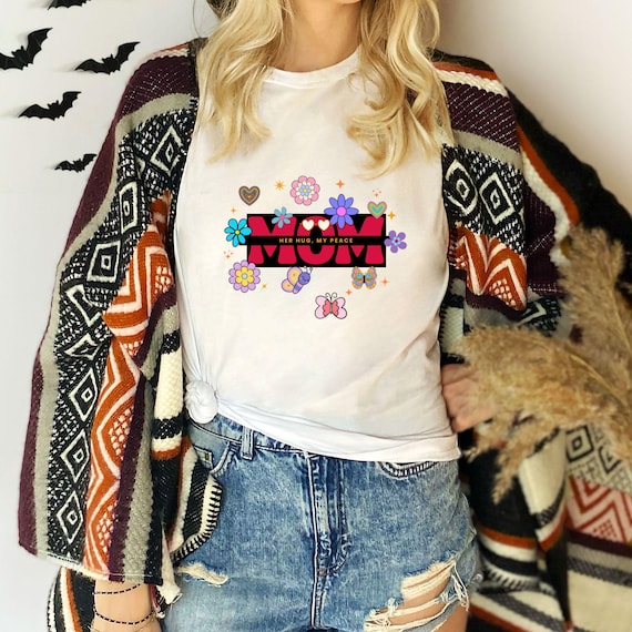 Mom Floral T-Shirt, Mother's Day Gift, Women's Tee, Vintage Style Shirt, Gift for Her