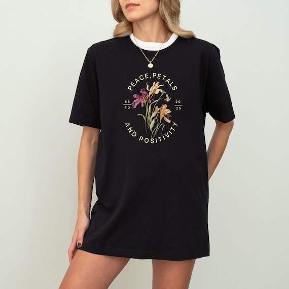 Floral Art Unisex T-Shirt, Nature Lover Gift, Vintage Style Shirt, Spring Fashion, Casual Wear, Soft Cotton Tee