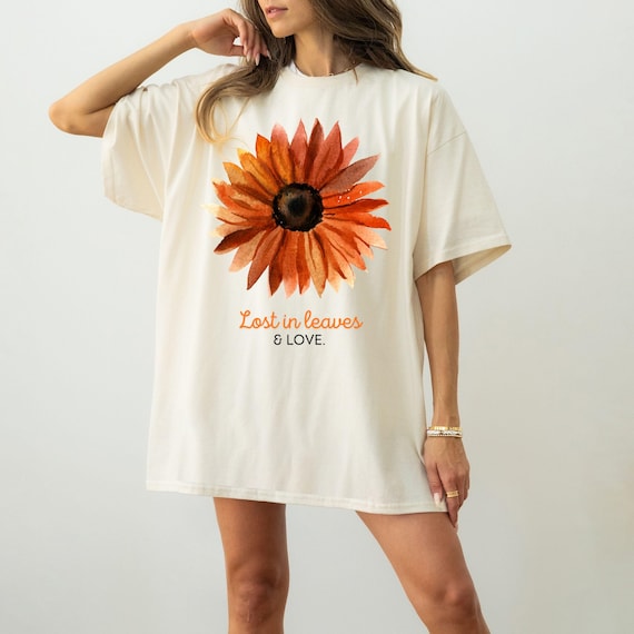 Autumn Aesthetic T-Shirt | Fall Vibes Tee | Pumpkin Season Gift for Her, Cozy Graphic Tee, Halloween Shirt, Thanksgiving Top, Harvest