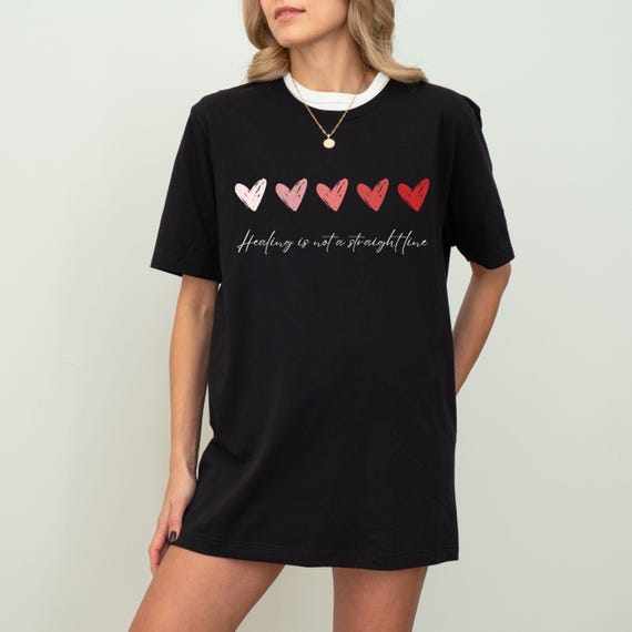 Healing in Progress T-Shirt | Self Love Unisex Tee | Emotional Growth Shirt, Spiritual Gift for Her, Positive Vibe Top, Clothing