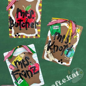 Personalized Hand Painted Clipboard