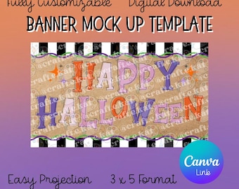Banner Template - Happy Halloween