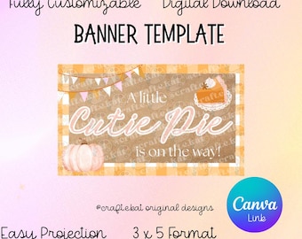 Banner Template - Cutie Pie