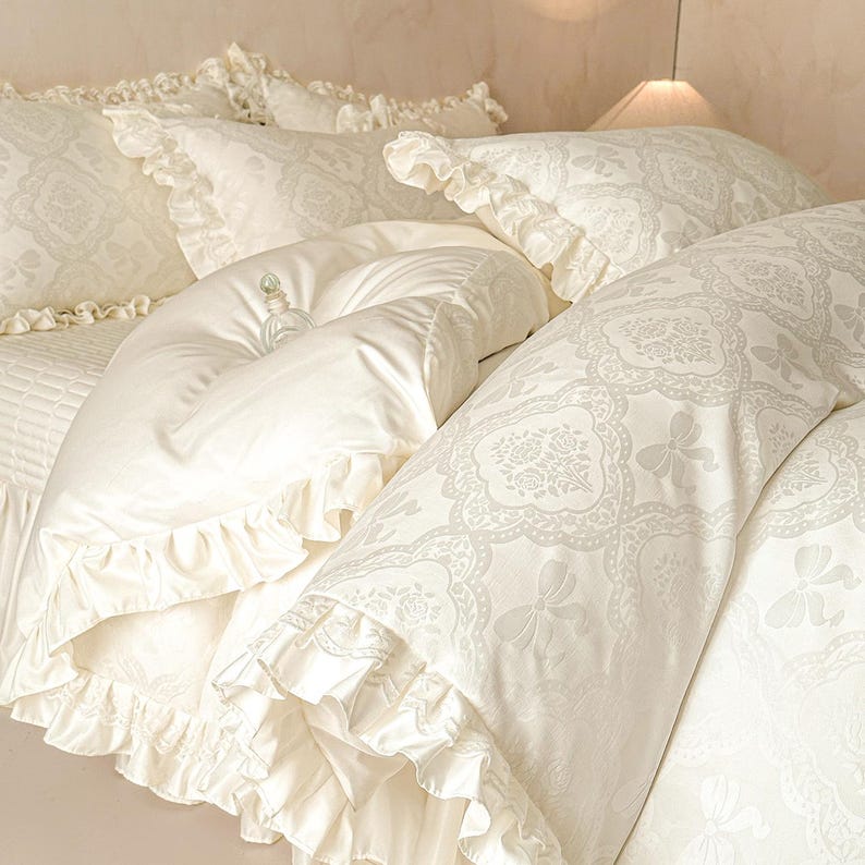 Ice Silk Duvet Cover Only – Lätt silkeslent och andningsbart sängkläder för sommaren Option 1