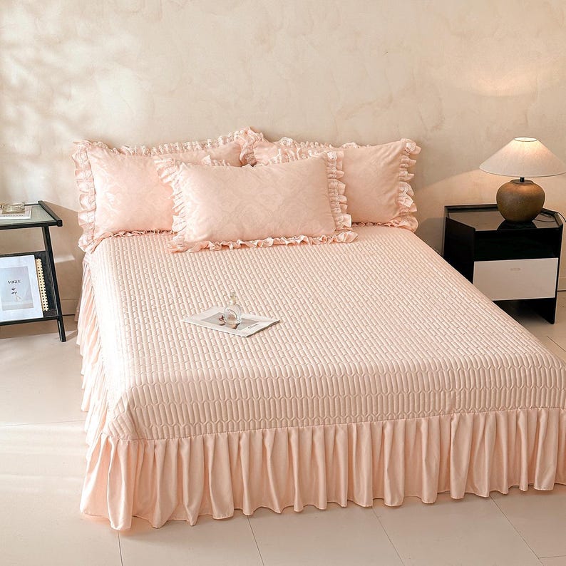 Ice Silk Duvet Cover Only – Lätt silkeslent och andningsbart sängkläder för sommaren bild 4