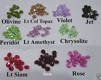 24pc Swarovski Crystal Clear AB 6mm Rivoli Xilion 6428 Pendants; Bulk Lot