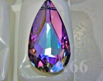 2 stuks 24x12mm 6100 hanger peer druppel Swarovski Crystal Vitrail Light VL Kies cols Sieraden maken, scrapbooking, maak je eigen ketting