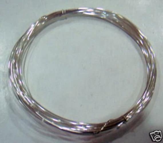 DIY 925 Pure Sterling Silver Craft Wire 0.5mm 24 gauge for Jewelry making and crafts Findings